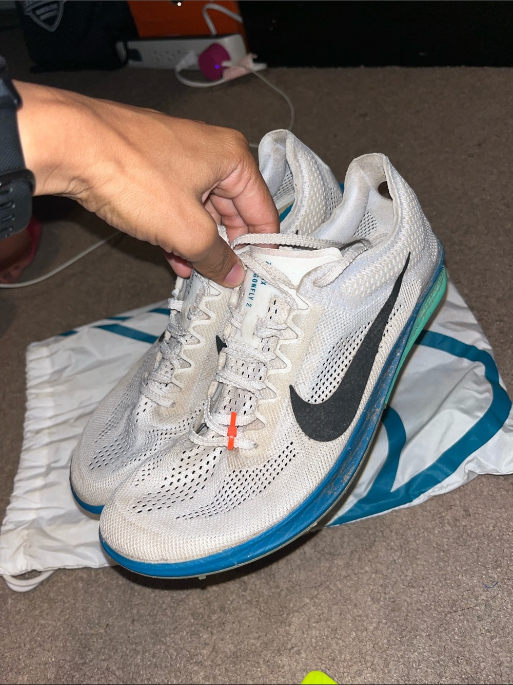 Nike Dragonfly Racing Running Track Spikes Shoes
